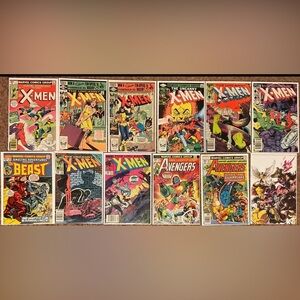 The Original X-Men # 1 Kaare Andrews Virgin Variant,X-Men #151,153,191,196,248